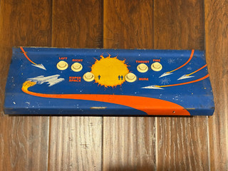 Cinematronics Solar Quest Control Panel Arcade/Vector Video Game - Original