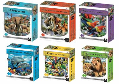 Howard Robinson Kidicraft Tierpuzzle, 500 oder 1000 Teile 