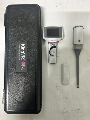 King Vision Video Laryngoscope w/ ablade Adapter KVLVA34 & Case 30 Day Warranty