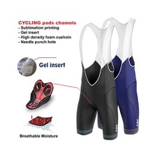 Mens Cycling Bib Shorts 3D Gel Padded Cycle Shorts Bike Tights Active-wear Pant