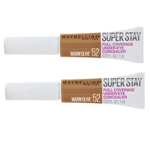 Pack of 2 Maybelline Full Coverage Under-Eye Concealer, Warm Olive # 52 - Picture 1 of 5