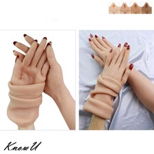 Silicone Female Gloves with nails For Man Hand Dress Crossdresser Cosplay KnowU