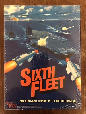 Board Game, Sixth 6th Fleet, Victory Games/Avalon Hill, 1985