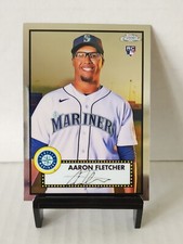 2021 Topps Chrome Platinum Anniversary Rookie Rc Aaron Fletcher Mariners #112