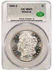 1880 S $1 Morgan Silver Dollar CACG MS65 CAC Witterbrick Silver Label *J39