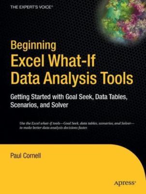 Beginning Excel What-If Data Analysis Tools: - paperback, 9781590595916, Cornell