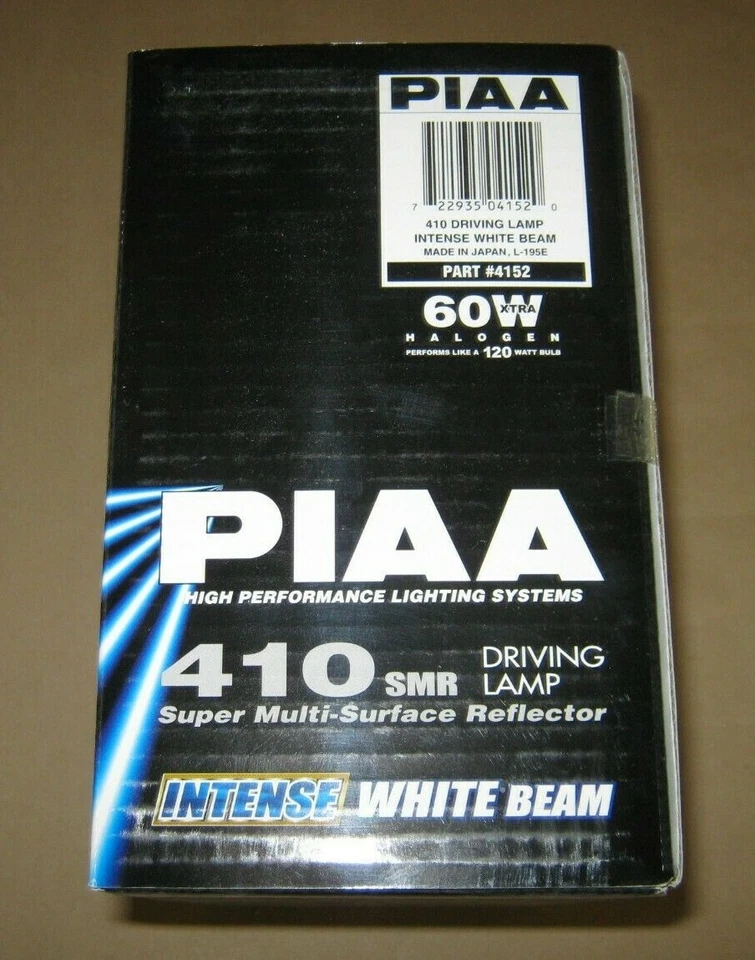 PIAA FOG LAMP DRIVING LAMP INTENSE WHITE BEAM PART# 4152 - Image 4 of 4