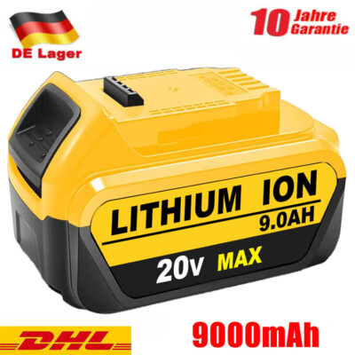 Für DeWalt DCB184 Akku 18V 9,0 Ah XR Lithium-Ion Batterie DCB182 DCB205 DCB200-2