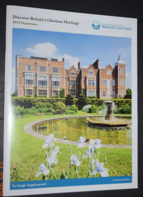 NATIONAL TRUST TOURS, Discover Great Britain's Beauty, Color Catalog, 30 Pages
