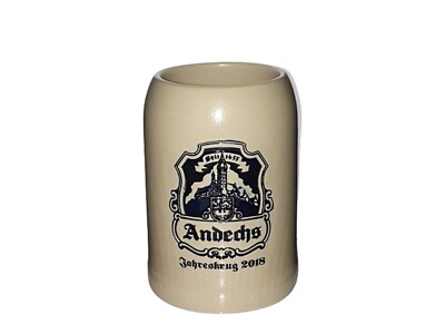 Kloster Andechs Bier Krug 2018 Jahreskrug Bierglas Glas Bierkrug Seidel Humpen