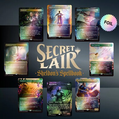 MTG secret lair Sheldon's Spellbook Foil