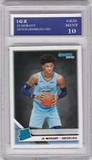 JA MORANT GEM MINT 10 ROOKIE CARD Donruss Basketball 2019 RATED RC Grizzlies!