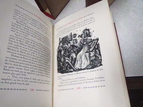 LE ROUGE ET LE NOIR STENDHAL LES GRANDES OEUVRES ILL PIERRE NOEL 1946 N° 331/50* - Foto 4 di 5