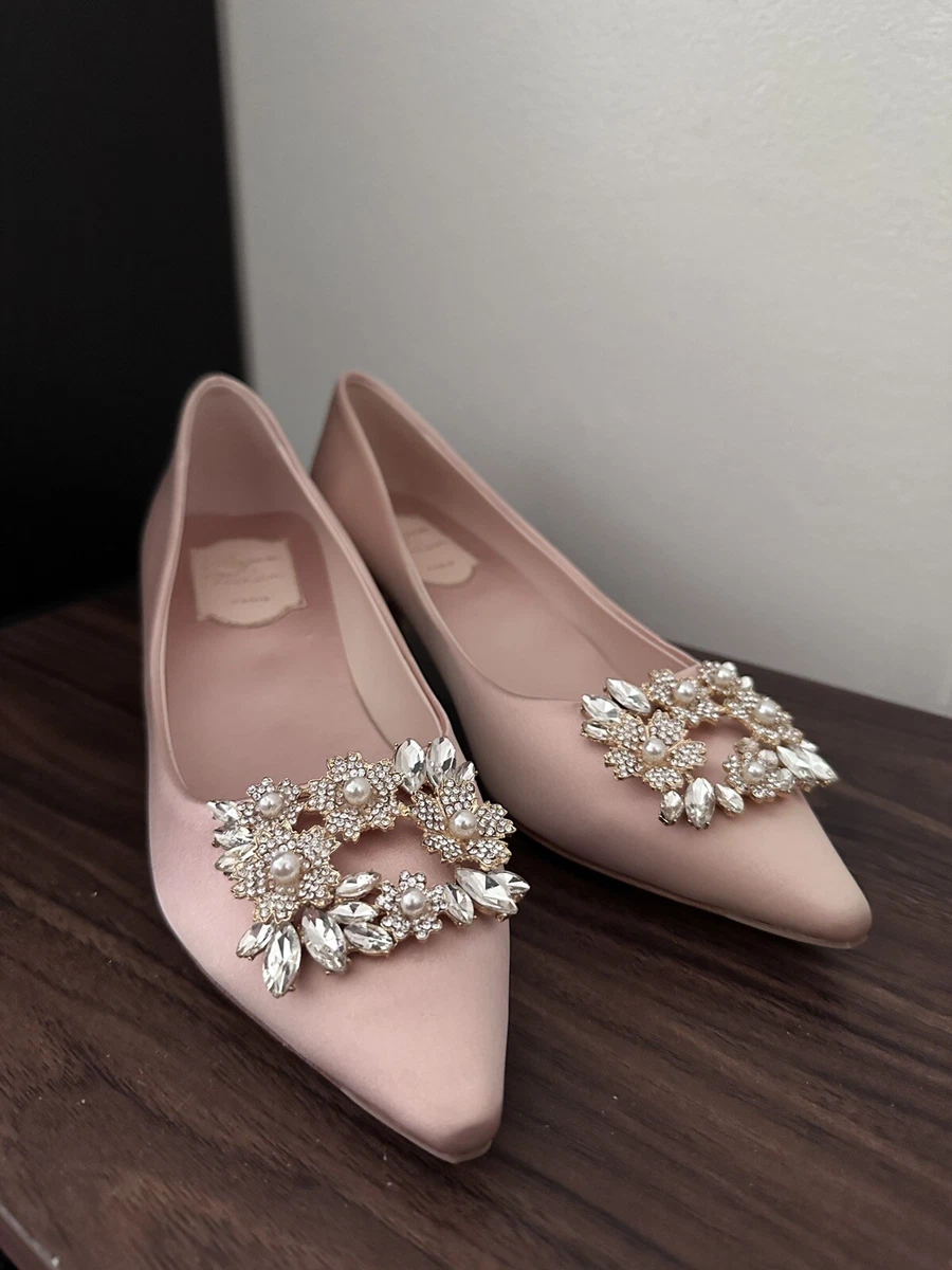 Roger vivier hotsell silk satin