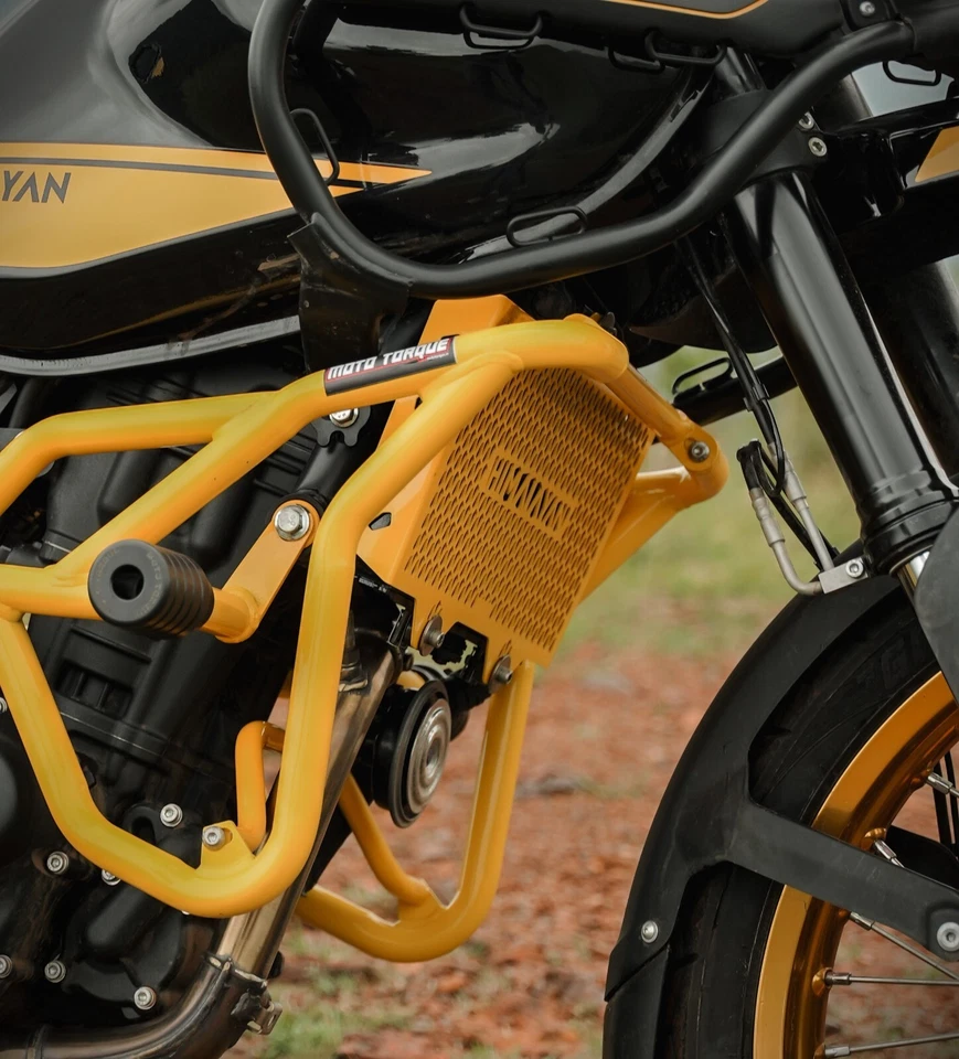 ЗАЩИТА РАДИАТОРА ПОДХОДИТ ДЛЯ ГИМАЛАЙСКИХ 450 - (желтый) - Изображение 2 из 2