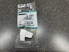 PANDUIT CBX1WH-A Mini-Com Surface Mount Box, 1 Module Space