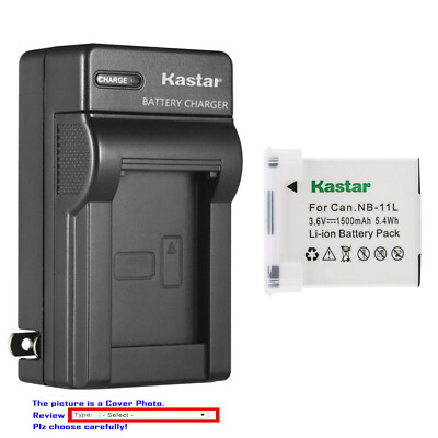 Kastar Battery Wall Charger for Canon NB-11L NB-11LH & Canon IXUS 175 IXUS 177