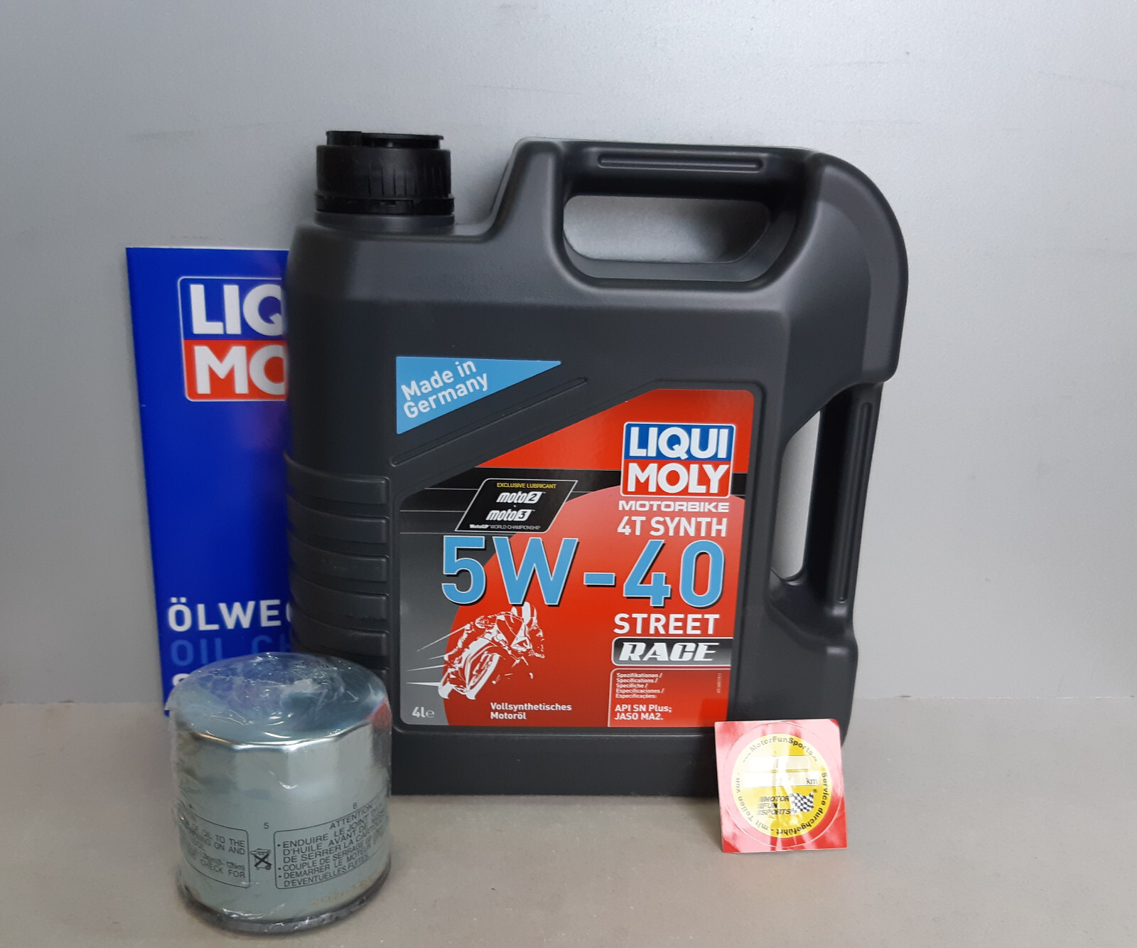 Oil change set BMW R 1100 S engine oil oil filter Liqui Moly