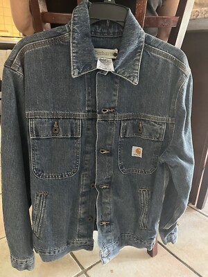 CARHARTT DENIM JEANS JACKET  (Regular Small) Wore Few Times