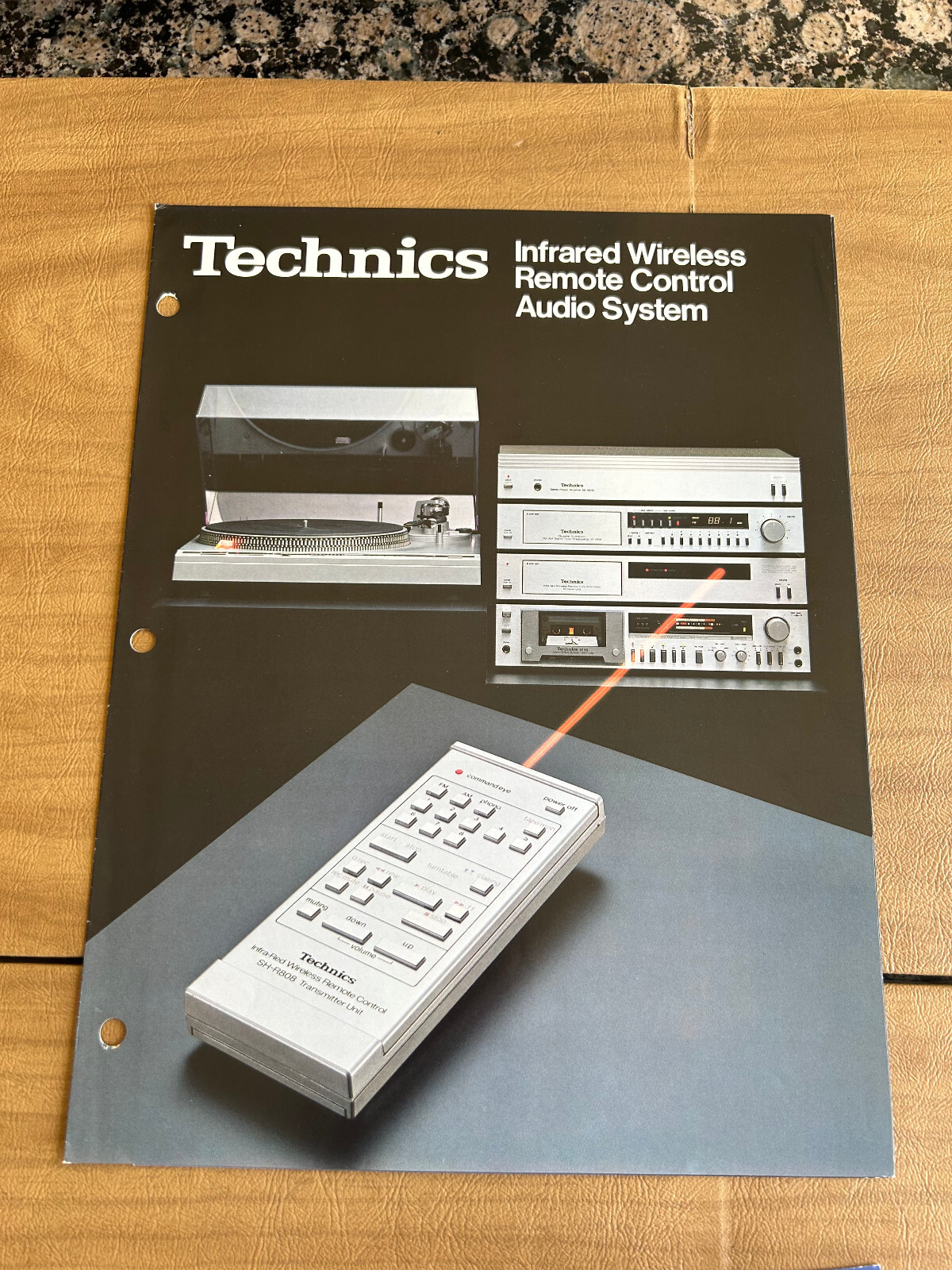 Technics Original Dealer Brochure for Infrared Wireless Remote Control System