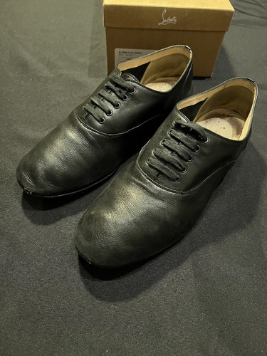 CHRISTIAN LOUBOUTIN DRESS SHOES ALFRED FLAT NAPPA LEATHER SZ 43 US 10 AUTHENTIC - Picture 5 of 24
