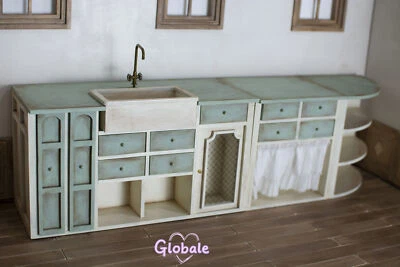 Maßstab 1:12 Puppenhaus Miniatur Kücheninsel Handgefertigt Möbel Unvollendet - Bild 1 von 4