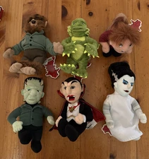 Lot 6-Stuffins-Universal Studios-“Monsters”Plush Dolls-9"-CVS Exclusive-1999-NWT