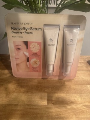 Beauty of Joseon Revive Eye Serum Ginseng Retinal 25ml x2 K-Beauty NEW SEALED