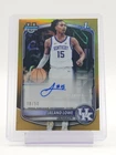 JALAND LOWE 2025-26 BOWMAN CHROME U 1ST AUTO GOLD REFRACTOR /50 #CPA-JL Q7302