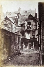 Alexander Inglis, Cowgate, Edinburgh, Scotland, Original Albumen Print