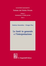 Trattato del diritto privato. Vol. 1-1 - Sorrentino Federico, Pino Giorgio