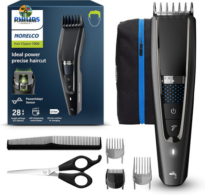 Philips Hair Clipper 7000 Series, Hair and Beard Trimmer, Precision Dial, Powera