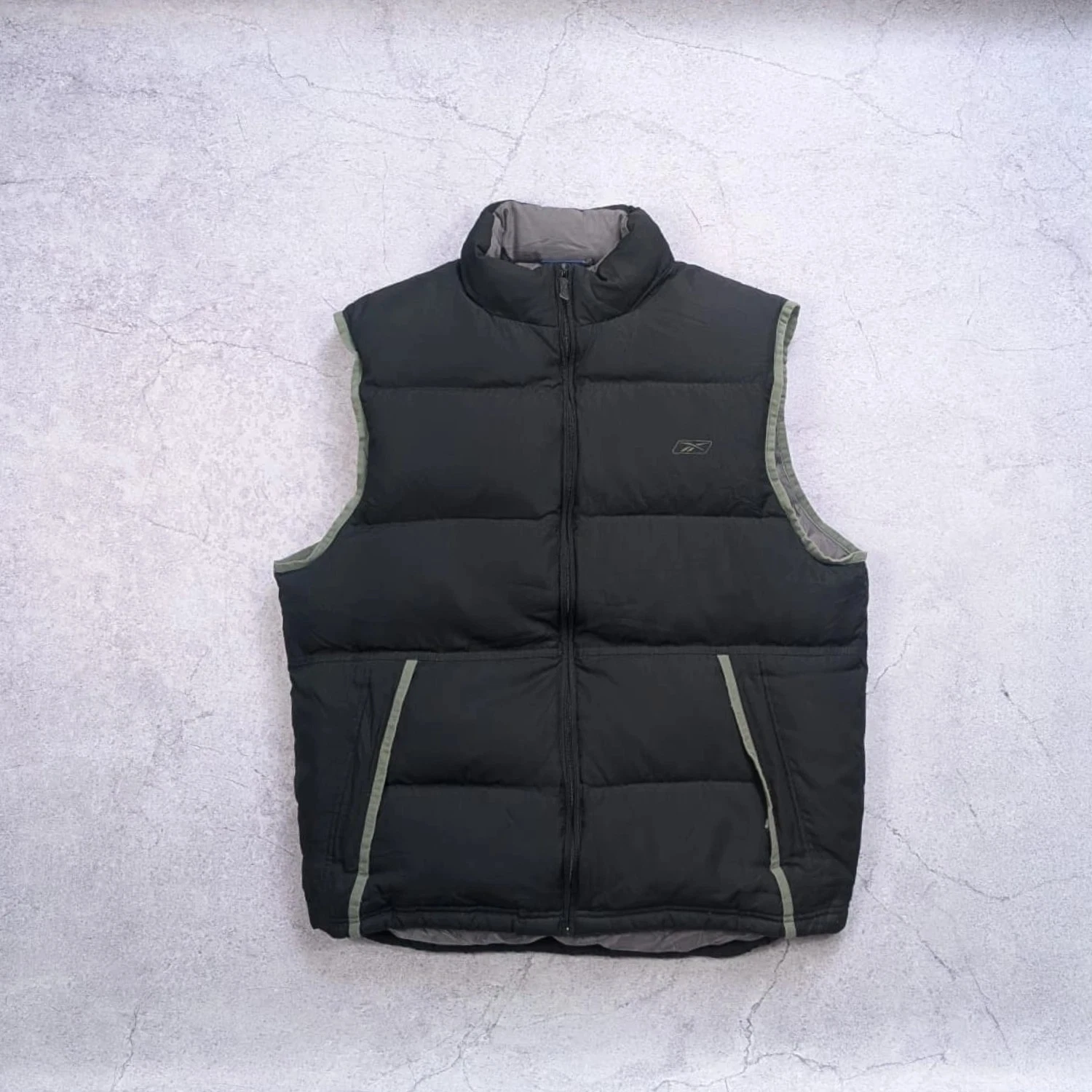 Reebok 90s Down Puffer Gilet Jacket (L)