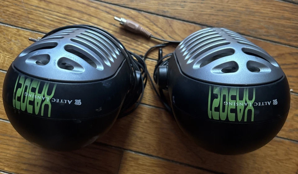 Altec Lansing XA3021 Right & Left Surround Sound Computer Speakers Y2K UNTESTED - Image 4 of 4