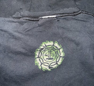 Y2k Hanes Cradle of Filth 2006 Metal Band Distressed T Shirt Large