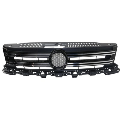 Grille For 2012-17 Volkswagen Tiguan 17-18 Tiguan Limited Black Shell and Insert