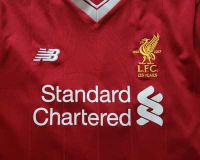 Liverpool 125 Years 2017-2018 Home football New Balance shirt #8