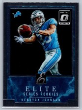 2018 Panini Donruss Optic Elite Series Rookies #RES-KJ Kerryon Johnson Lions RC