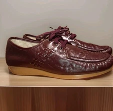 Vintage Foot Thrills Moccasin Wedge Shoes Size 7 