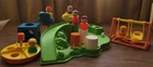 Vintage Fisher Price Little People Complete Playground Set w/ 6 Children