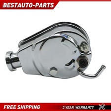 Fit For Chevy Bbc Sbc 350 454 Chrome 58 Key Way Style Power Steering Pump
