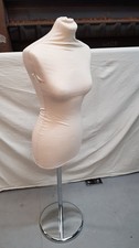 COLLECTION ONLY! Adjustable Height Female Mannequin Tailors Dummy on Metal Stand