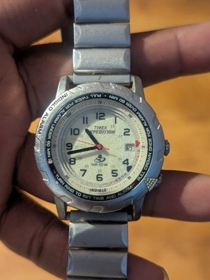 Timex Expedition Indiglo Quartz Compass Alarm Date WR 50M Men s Watch   Working