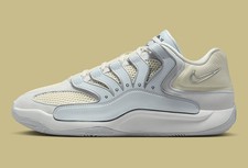 Nike KD 18 Soft Pearl Pure Platinum Wolf Grey Nby HV1992-001 sz 7 Men's Durant