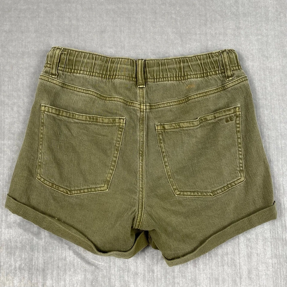 Шорты женские American Eagle Cargo 0 Micro оливковые военные зеленые универсальные богемное - Изображение 2 из 4