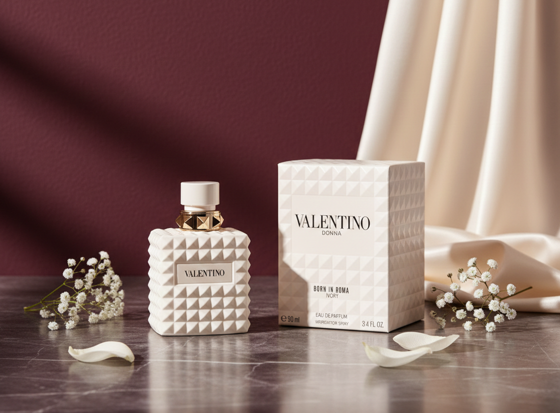 BORN IN ROMA IVORY EAU DE PARFUM VALENTINO DONNA SPRAY WOMEN 3.4oz