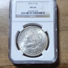 Morgan $1 Silver Dollar NGC MS64, 1899-O