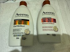 Aveeno Oat Milk Blend Shampoo & Almond Oil blend Conditioner  For Damaged  Hair 