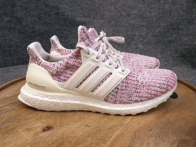 Adidas Ultraboost 4.0 Womens Size 6.5 BB6496 Pink White Running Shoes Sneakers