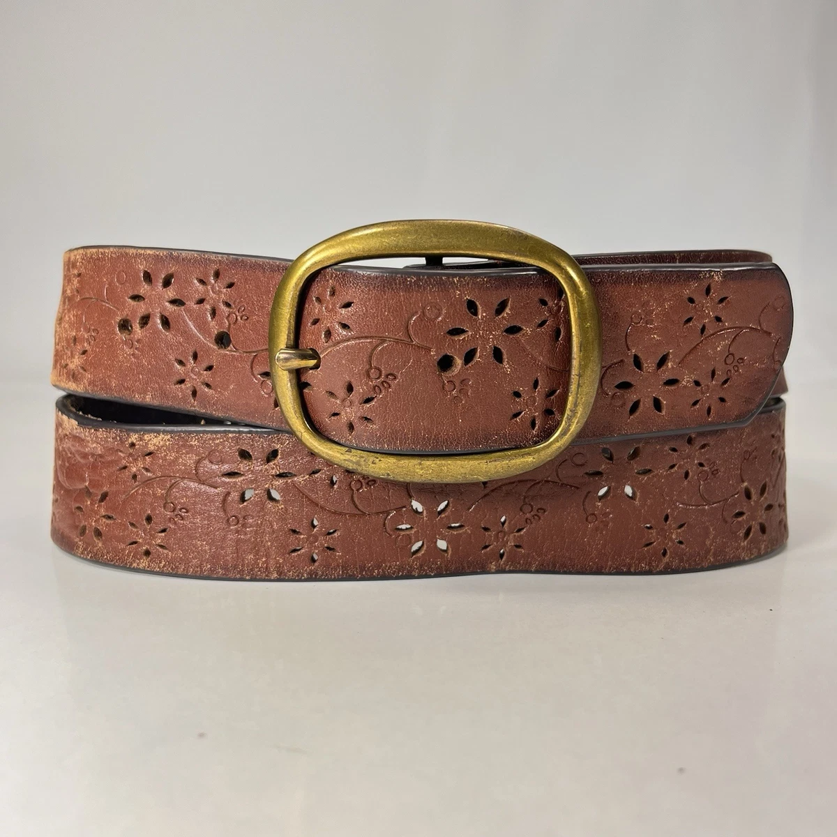 NOGALES BELT COMPANY HAND MADE CAIMAN LEATHER WOMEN\'S BELT 36 SOUTHWESTERN Cowboy 36 Size Belts for Women for sale | eBay main image 4